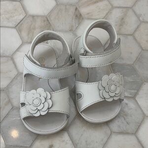 ANGEL White Floral Sandals 3 UK/ 4 US